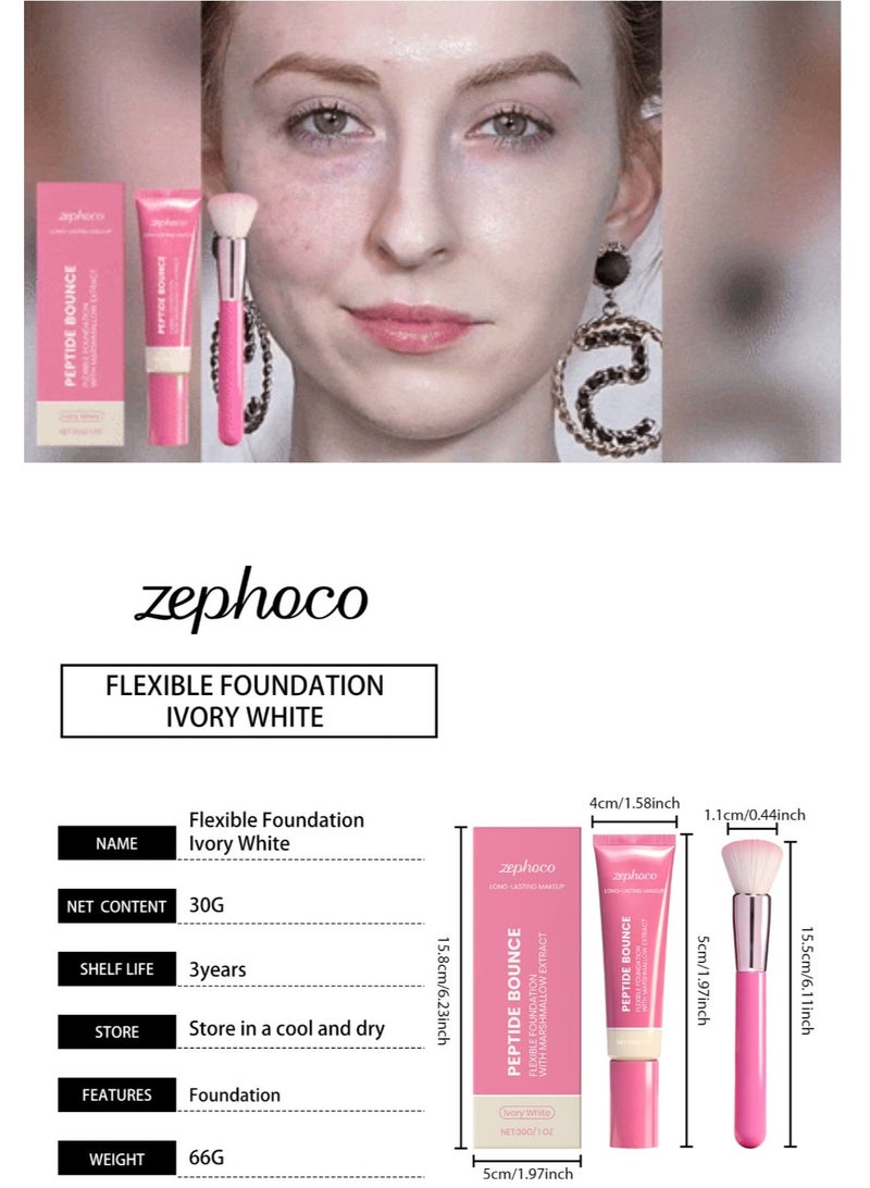 zephoco Makeup Foundation make up foundation cream makeup set women gifts for ladies foundation liquid waterproof fit me - Image 3